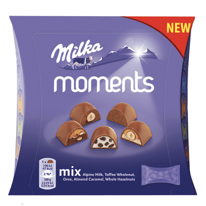 Бонбониера Milka Moments Mix - 169 г.