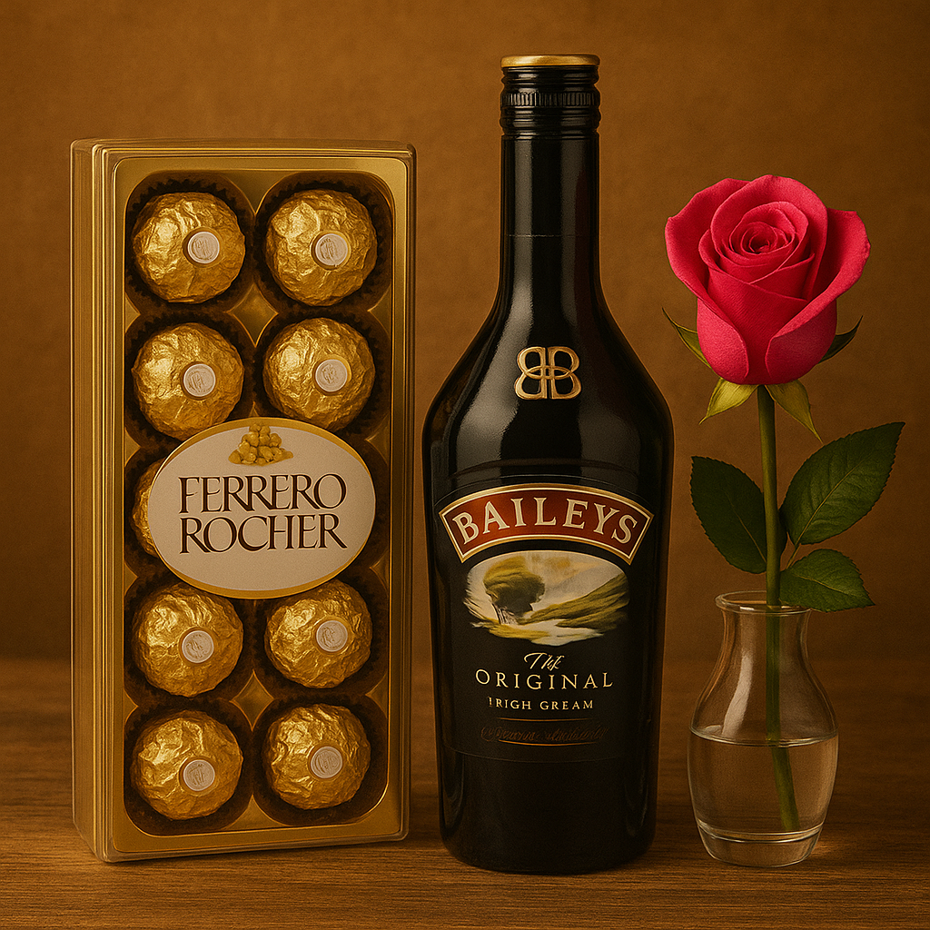 Сет со Baileys ликер и Ferrero Rocher