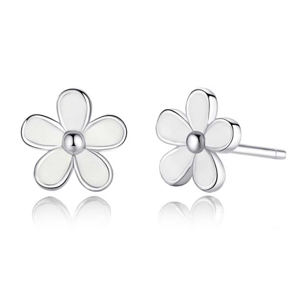 Сребрени обетки Flowers