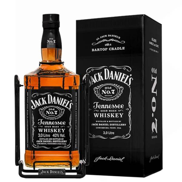 Виски Jack Daniel’s 3L со метална нишалка