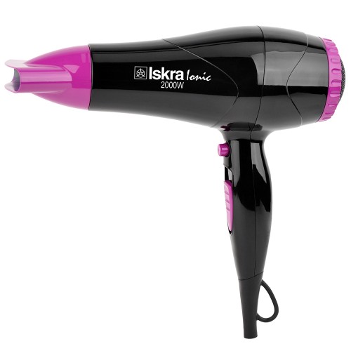 Iskra RH-1803AM-1 (Black - Pink) Фен за сушење коса
