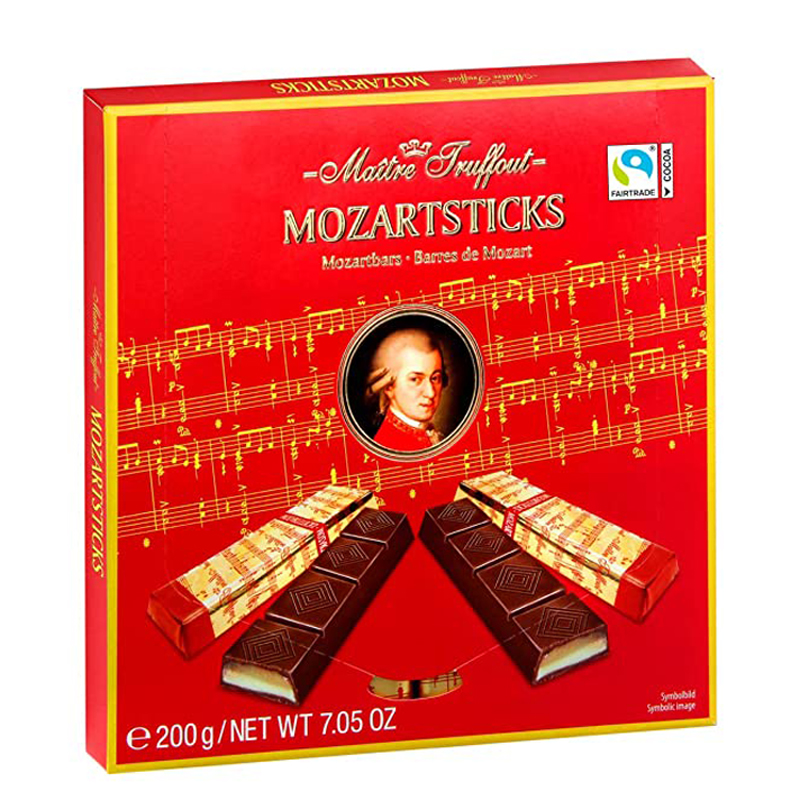 Бонбониера Mozart Sticks Marzipan Dark Chocolate 200 г