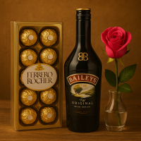 Сет со Baileys ликер и Ferrero Rocher 