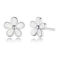Сребрени обетки Flowers
