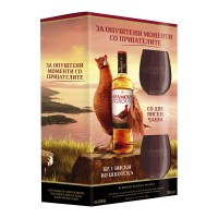 Gift Box Виски The Famous Grouse 0,7L во кутија со 2 чаши