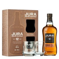 Виски Isle of Jura 12 0,7L со две чаши