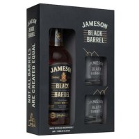Gift Box Виски Jameson Black Barrel 0,7L во кутија со 2 чаши