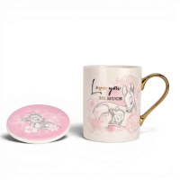 Disney Bambi шолја со подлога – „Love You So Much“