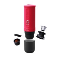 Outin Nano Chrimson Red – Пренослива мини машина за еспресо кафе