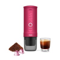 Outin Nano Chrimson Red – Пренослива мини машина за еспресо кафе