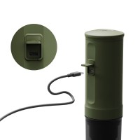 Outin Nano Forest Green – Пренослива мини машина за еспресо кафе 