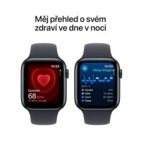Apple Watch SE GPS 40mm Starlight Aluminium Case with Starlight Sport Band - M/L
