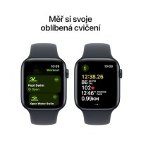 Apple Watch SE GPS 40mm Starlight Aluminium Case with Starlight Sport Band - M/L