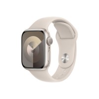 Apple Watch S9 GPS 41mm Starlight Alu Case w Starlight Sport Band - S/M