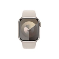 Apple Watch S9 GPS 41mm Starlight Alu Case w Starlight Sport Band - S/M
