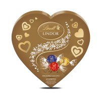 Lindt LINDOR Assorted Chocolate Heart Box 200g