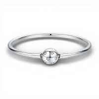 Сребрена алка со Swarovski елементи Silver Star