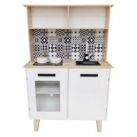 Дрвена детска кујна „Хармонија“ – за мали готвачи со голема фантазија