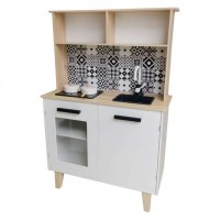 Дрвена детска кујна „Хармонија“ – за мали готвачи со голема фантазија