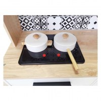 Дрвена детска кујна „Хармонија“ – за мали готвачи со голема фантазија